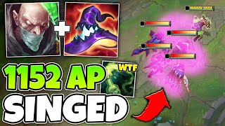 I BROKE THE SINGED AP RECORD WITH BUFFED DEATHCAP! (1152 AP WTF?)