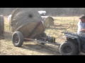 Homemade Hay Bale Spear Dolly