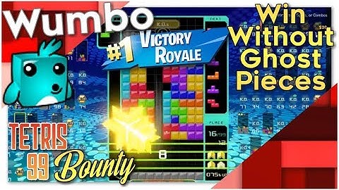 Tetris 99 Bounty - "Win without Ghost Pieces"