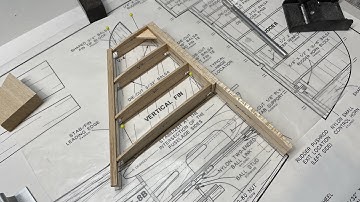 Top Flite. 60 size P-40E Warhawk Build: Part 4 (Vertical stabilizer/fin frame up)