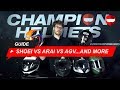 Shoei vs Arai vs AGV vs HJC Which Motorcycle Helmet Brand is the Best? - ChampionHelmets.com