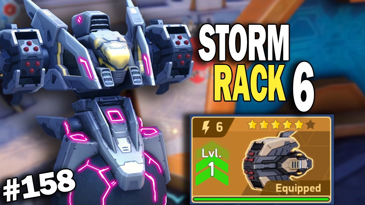 NOMAD with Storm Racks 6 - Winning All Battles Domination | Mech Arena ...