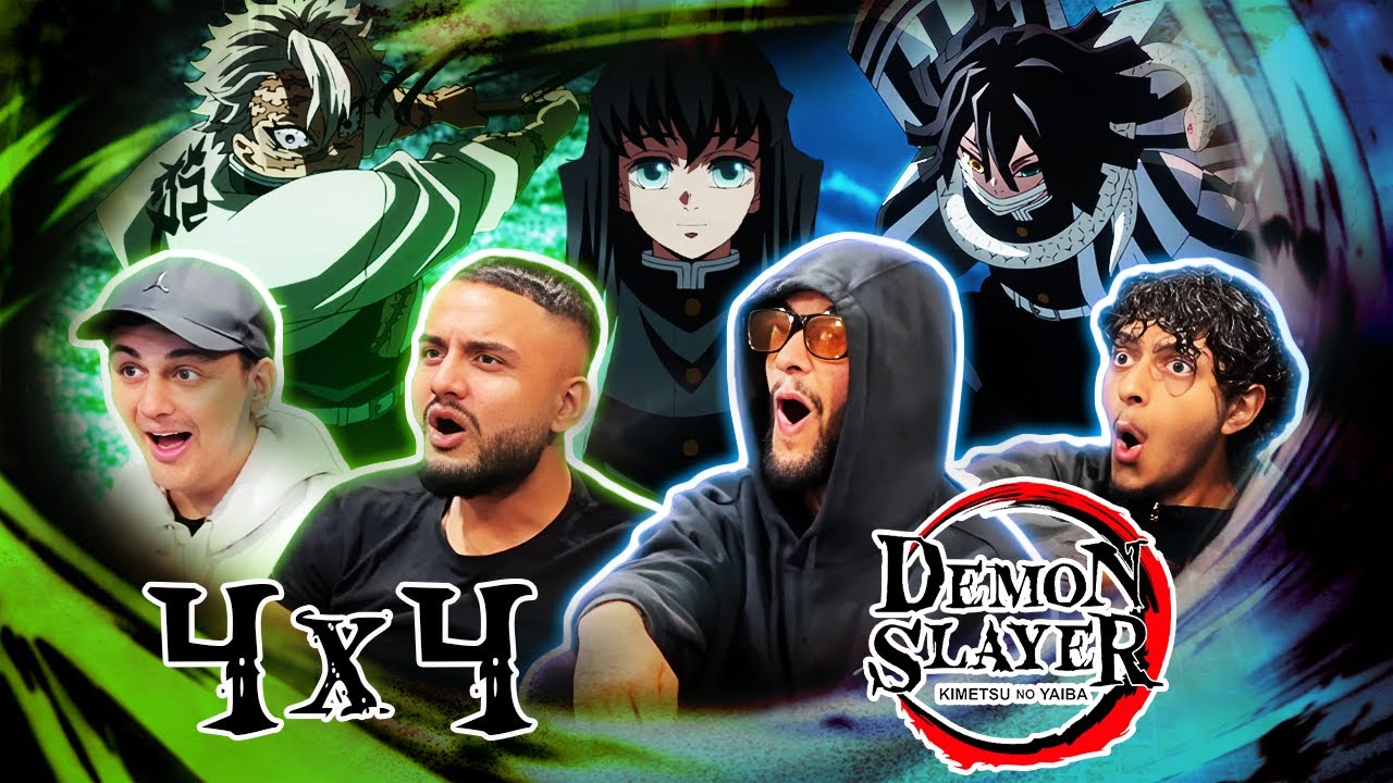 THE HASHIRA FIGHT!!! 🔥 | BROTHERS watch Demon Slayer 4x4 | REACTION