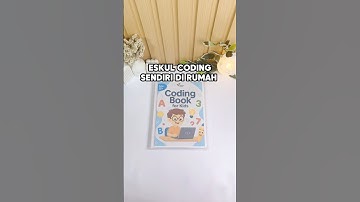 Eskul Coding sendiri di rumah pakai buku ini #codingforkids #coding #bukuanak #rainifannii