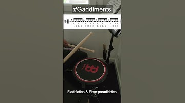 Fladiflaflas & Flam paradiddles (Gaddiments) #SteveGadd #Gaddiments#drumscore