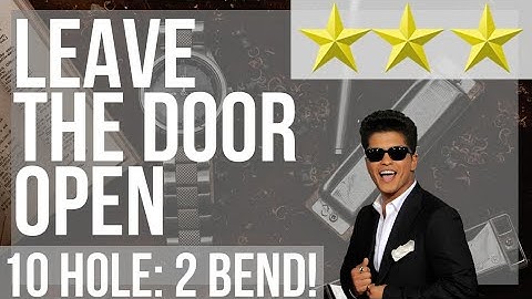 SUPER EASY: How to play Leave the Door Open on Diatonic Harmonica 10 Holes