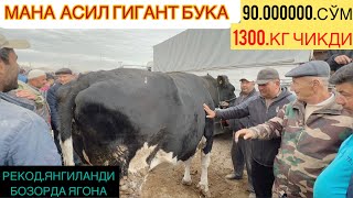 90 МИЛИОН СЎМ РЕКОРД ГИГАНТ БУКА СОТИЛДИ САВДО ЗЎР БЎЛДИ | ХОРАЗМ МОЛ БОЗОРИ | 14-АПРЕЛ 2024.Г