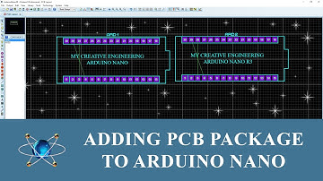 How to Add Arduino Nano Footprint PCB Package on Proteus 8 | V2.3 | V3.0