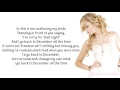 Taylor Swift | Back To December//Apologize//You&#39;re Not Sorry - Lyrics