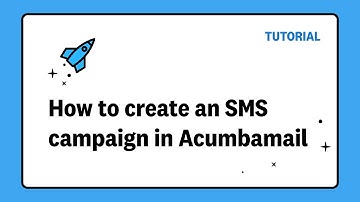How to create an SMS campaign in Acumbamail