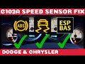 How To Fix Dodge / Chrysler ABS , Traction and ESP BAS Fix Wheel Speed Sensor DIY