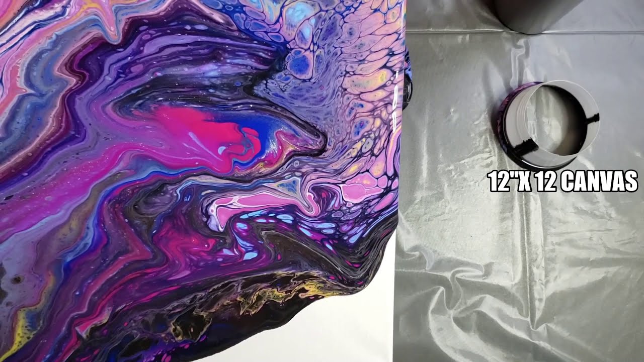 (4)Enjoyable Open Cup Acrylic Pouring | Fluid Art | Amazing Colors ...