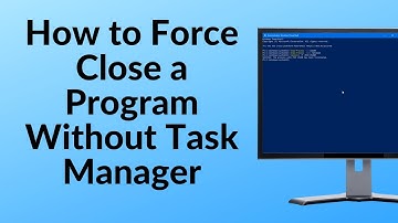 How to Force Close a Program Without Task Manager