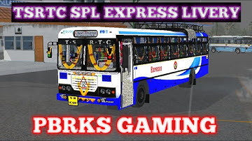 Download TSRTC EXPRESS SPL LIVERY for ap-tsrtc bus mod liverys by pbrks gaming