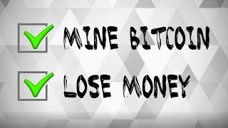The Difficulty of Mining Bitcoin