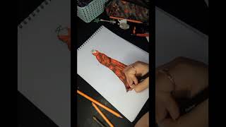 تعلم رسم فستان صيفي بطريقة سهلةreels fashion رسم_أزياء رسم الرسم_بالرصاص art  طبخ tiktokop