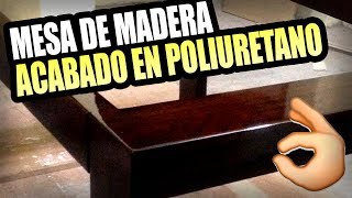 Vistazo Acabado Barniz Poliuretano en Madera, entra al canal para ver los tutoriales