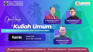 Peran Ai Dalam Deep Learning   Di Era Transformasi Digital  Kuliah Tamu