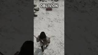 Gothic Remake vs Oblivion 👉 Weird Snow Physics Test