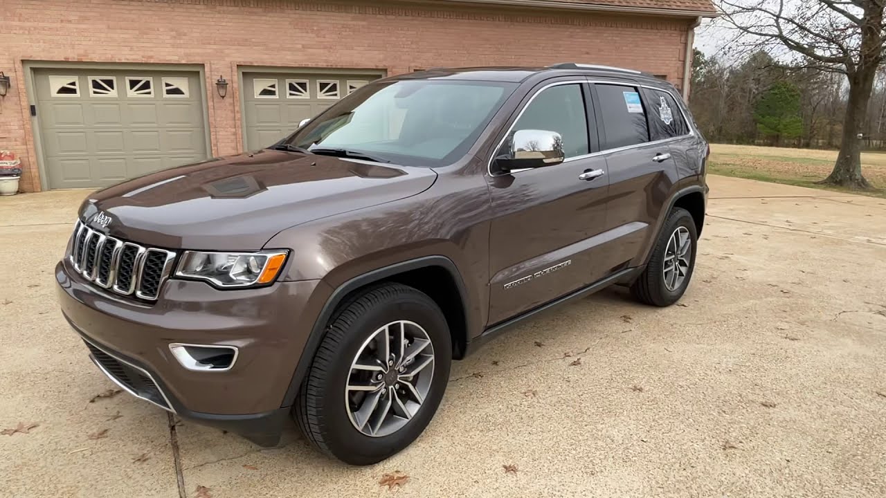 2020 JEEP GRAND CHEROKEE LIMITED WALNUT BROWN METALLIC FOR SALE USED