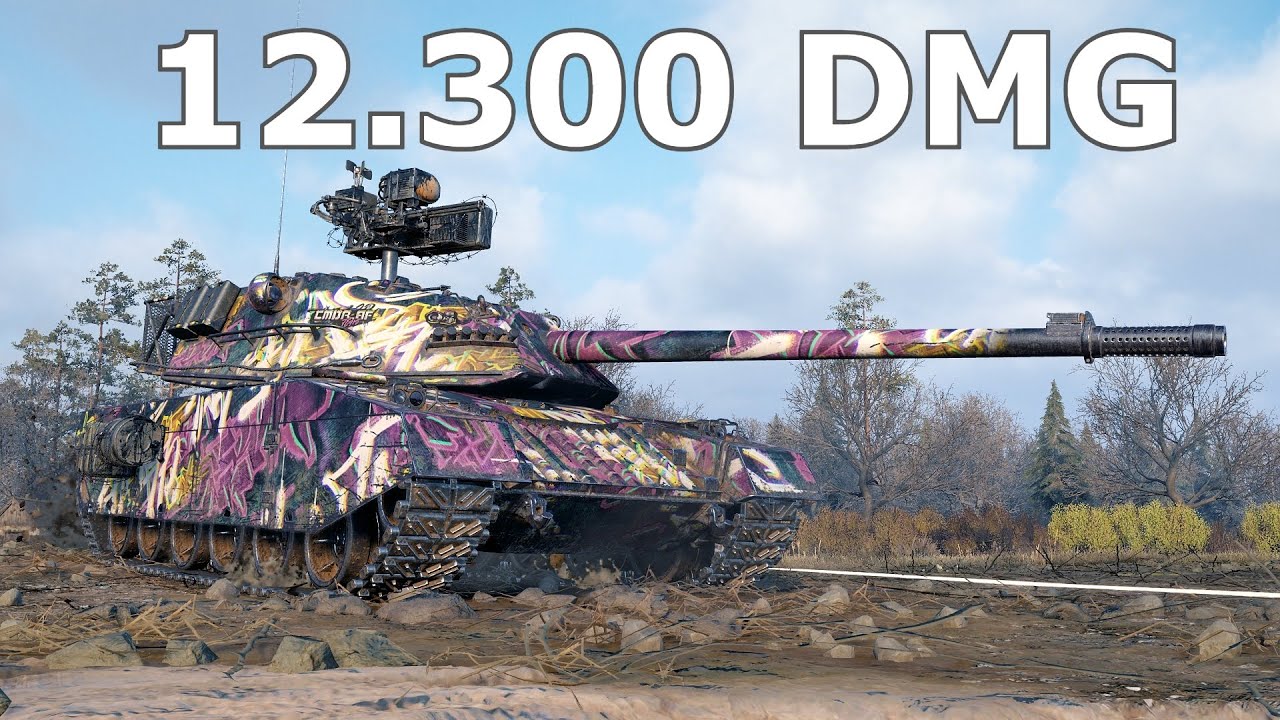 World of Tanks XM69 Hacker - 6 Kills 12,3K Damage | NEW TANK