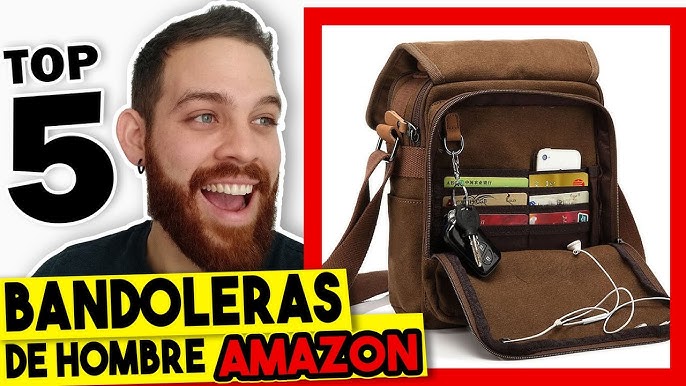 BAIGIO Bolso Bandolera Hombre Pequeña,Bolso de Hombro para iPad