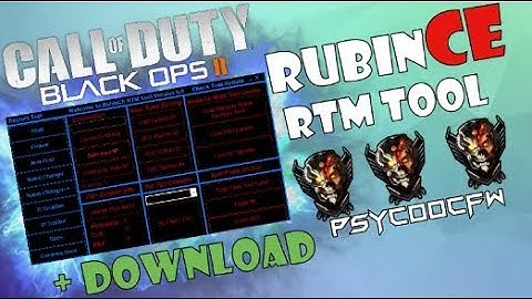 🔵[Bo2/RTM] RubinCE (32 Name Changer + 100% Anti- Freeze + PS3 Exploit) + Download