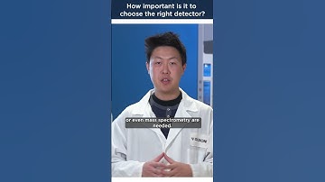 How important is it to pick the right detector? #lab #chromatography #hplc #shorts