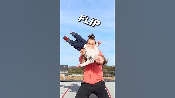 TEACHING MY 1 YEAR OLD TRAMPOLINE FLIPS 🤯