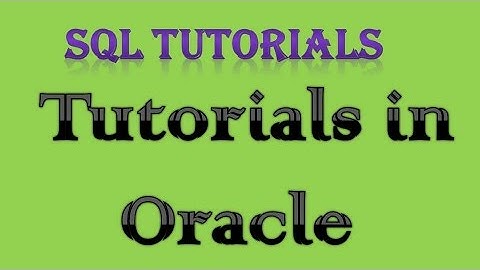 SQL Tutorial in Oracle - 4 NULL, LIKE, DISTINCT, ORDER BY