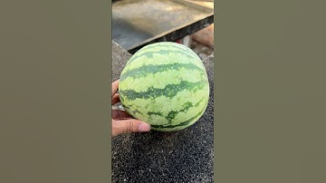 Experiment: Will a watermelon explode if it rolls down from a tall building? 🍉💥 #balloon
