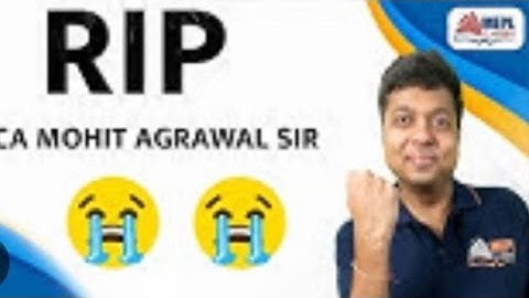 The last Journey| CA Mohit Agarwal sir Kolkata😭#ca#cma#cs