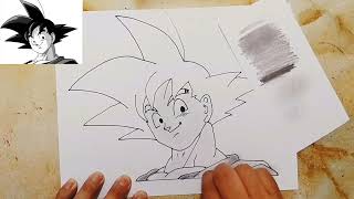 Sombreado - Dibujo (Goku) Dragon Ball