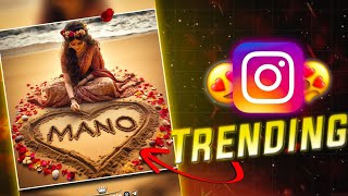 Girl Drawing Name on Beach | Sand Nameart Reels Editing | Mobitorials
