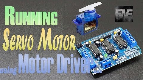 Running servo motor using motor driver l293d | full code explained in hindi...