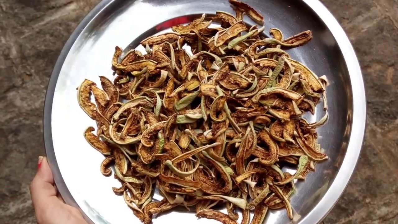 Its very easy to make Crispy Eggplant fries😃/ Kondattams / Sun-dried Veggies