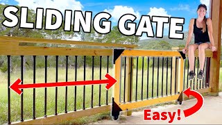 DIY Sliding Gate | Fix a Sagging Gate by April Wilkerson 112,974 views 9 months ago 6 minutes, 51 seconds