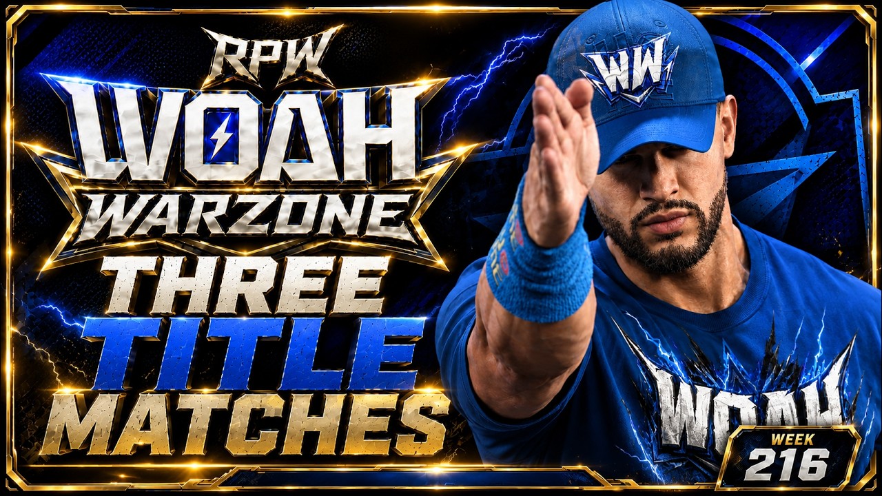 🔵RPW Week 216: THREE TITLE MATCHES! (WWE 2K26 Modded CAW Universe Mode)