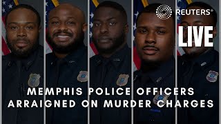 LIVE: Memphis police officers arraigned on murder charges after Tyre Nichols' death