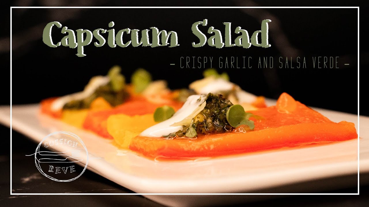 Healthy doesn't mean blend! - Capsicum Salad