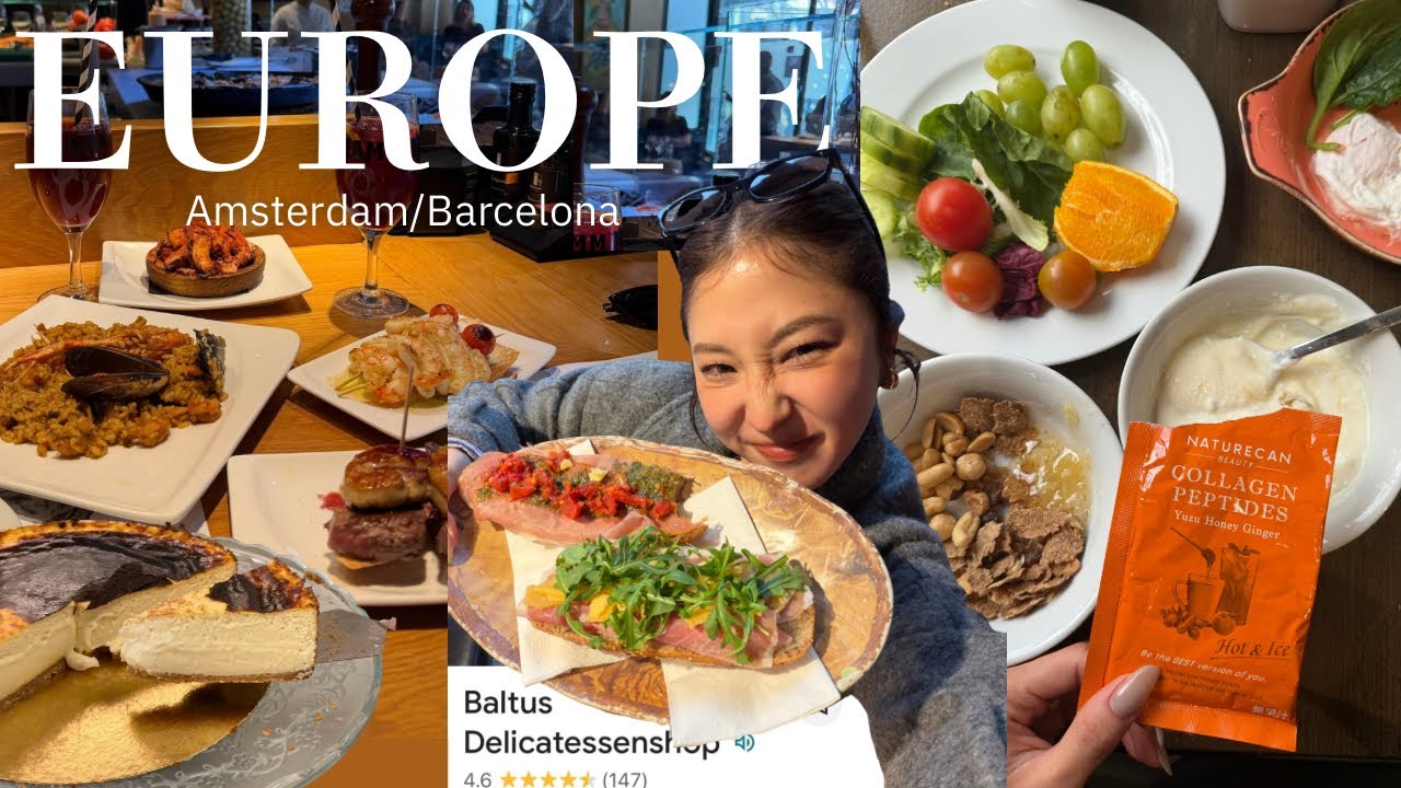 普段グルテンもお酒も避けてる🙅🏻‍♀️女子の自由な旅行のリアル｜サプリ｜浮腫み対策｜ストレッチ