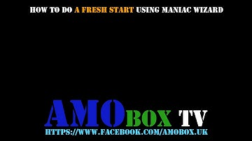 Kodi | How to do a Fresh Start using the Maniac Wizard