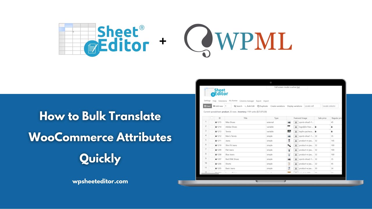 WPML – How to Bulk Translate WooCommerce Attributes Quickly - YouTube