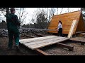 Building a Wooden CAMPING CABIN - Ep1: SIMPLE FOUNDATION