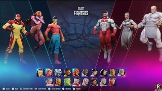 Invincible VS - All Characters &amp; Colors + Stages &amp; DLC (Zero-Suit Mark) *Updated*