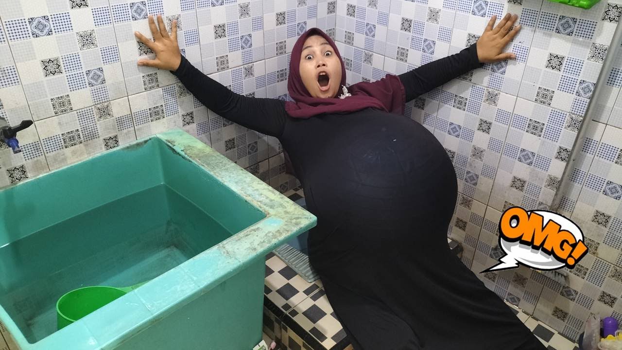Drama Lucu 😂😍 Ibu Hamil Melahirkan Di Kamar Mandi