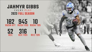 Jahmyr Gibbs 2023 Highlights | Every Run, Target, and Catch