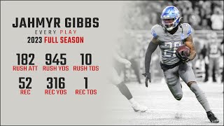 Jahmyr Gibbs 2023 Highlights | Every Run, Target, and Catch