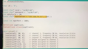 LotBot Jr (Part 2 - ESP32 Code) - an ESP32, Raspberry PI, Node Red, MQTT, Wifi Access Point Project
