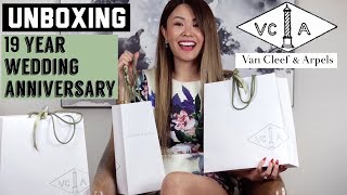 WHAT I GOT FOR MY 19YR WEDDING ANNIVERSARY - VAN CLEEF & ARPELS UNBOXING ????